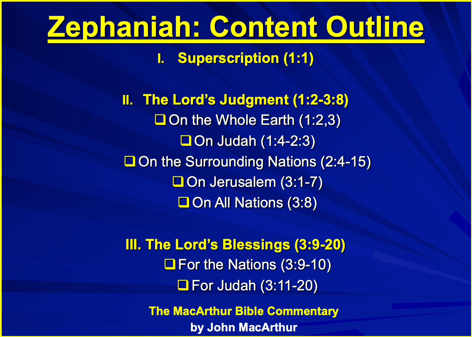 Zephaniah: Judgment Day – An Approved Workman